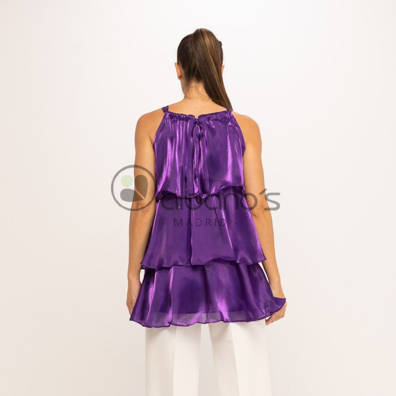 FRILLED ORGANZA DRESS REF.10041-11
